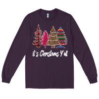 Plum It s Christmas Y all Long Sleeve Tee - Bettercallsaul