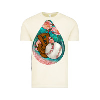 Vintage Arctic baseball and western roses teardrop  3 Vintage Tee - BundleAndBundleShop
