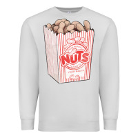 Dove Grey Peanuts Premium Sweatshirt - FaDigitalArtStudio