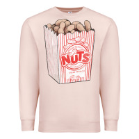 Pale Pink Peanuts Premium Sweatshirt - FaDigitalArtStudio