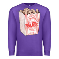 Purple Peanuts Premium Sweatshirt - FaDigitalArtStudio