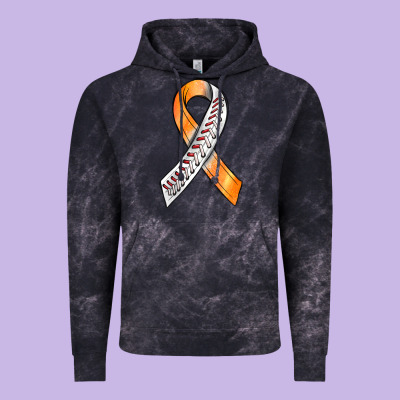 Kidney Cancer Ribbon Baseball Vintage Hoodie Designed By Bundleandbundleshop