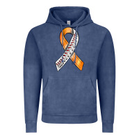 Vintage Denim Kidney Cancer Ribbon Baseball Vintage Hoodie - BundleAndBundleShop
