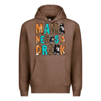 Chestnut Mama Needs a Drink Premium Hoodie - CowCowDesign