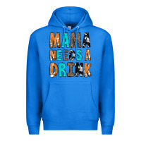 True Royal Mama Needs a Drink Premium Hoodie - CowCowDesign