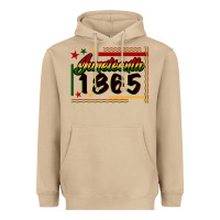 Mushroom Juneteenth 1865 Heavyweight Hoodie - FaDigitalArtStudio