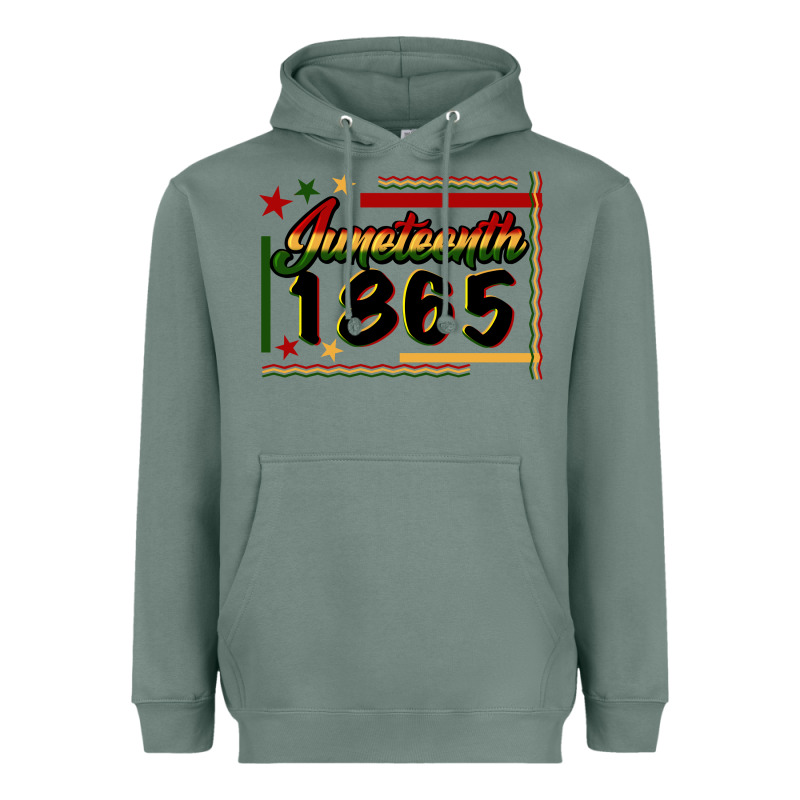 Juneteenth 1865 Heavyweight Hoodie by FaDigitalArtStudio | Teevron