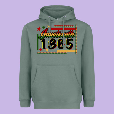 Juneteenth 1865 Heavyweight Hoodie Designed By Fadigitalartstudio
