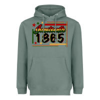 Sage Juneteenth 1865 Heavyweight Hoodie - FaDigitalArtStudio