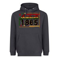 Smoke Juneteenth 1865 Heavyweight Hoodie - FaDigitalArtStudio