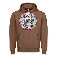 Chestnut nurse coaster Zipper Hoodie - CowGirlArtShop