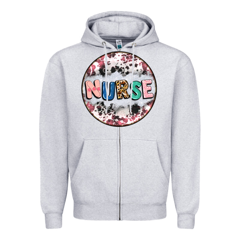 Nurse Coaster Zipper Hoodie by CowGirlArtShop | Teevron