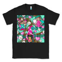 Black Hairdresser Gnomes With Hearts And Pearls With Leopard Classic Tee - BundleAndBundleShop