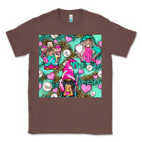 Chestnut Hairdresser Gnomes With Hearts And Pearls With Leopard Classic Tee - BundleAndBundleShop