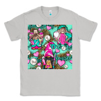 Moon Dust Hairdresser Gnomes With Hearts And Pearls With Leopard Classic Tee - BundleAndBundleShop