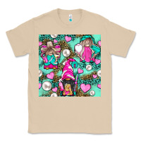 Mushroom Hairdresser Gnomes With Hearts And Pearls With Leopard Classic Tee - BundleAndBundleShop