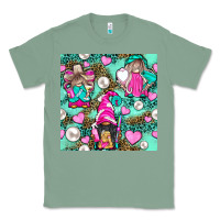 Sage Hairdresser Gnomes With Hearts And Pearls With Leopard Classic Tee - BundleAndBundleShop