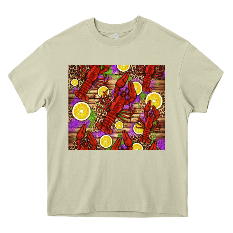 Mardi Gras Crawfish And Lemons Heavy Core Tee by Jasminsmagicworld | Teevron