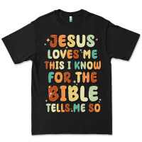 Black jesus loves me this i know for the bible tells me Premium Tee - MaliasSmallBusiness