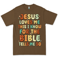 Cacao jesus loves me this i know for the bible tells me Premium Tee - MaliasSmallBusiness
