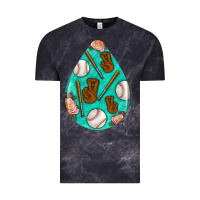 Cloud Black baseball and western roses teardrop  5 Vintage Tee - BundleAndBundleShop
