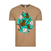 Vintage Coffee baseball and western roses teardrop  5 Vintage Tee - BundleAndBundleShop