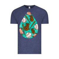 Vintage Denim baseball and western roses teardrop  5 Vintage Tee - BundleAndBundleShop