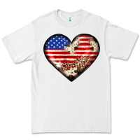 White western usa flag heart Premium Tee - JahusDesignShop