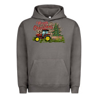 Pigment Tornado merry Christmas tractor tree Urban Hoodie - CowhideDigitalArt