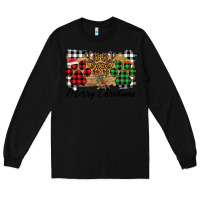 Black Merry Christmas Paws Long Sleeve Tee - Bettercallsaul