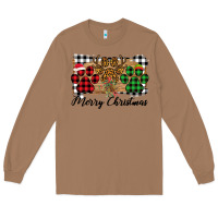 Toasted Coconut Merry Christmas Paws Long Sleeve Tee - Bettercallsaul