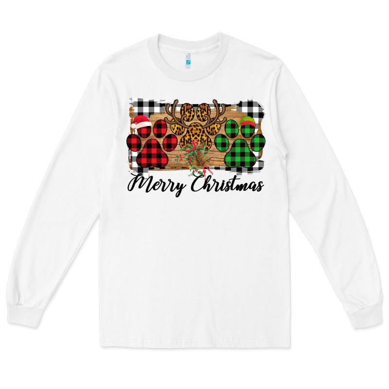 Merry Christmas Paws Long Sleeve Tee by Bettercallsaul | Teevron