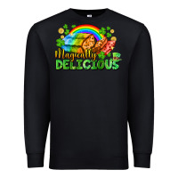Black magically delicious St. Patricks Day Premium Sweatshirt - FaDigitalArtStudio