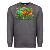 Charcoal Heather magically delicious St. Patricks Day Premium Sweatshirt - FaDigitalArtStudio