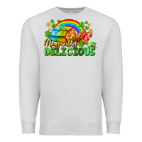 Dove Grey magically delicious St. Patricks Day Premium Sweatshirt - FaDigitalArtStudio