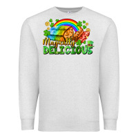 Oatmeal Heather magically delicious St. Patricks Day Premium Sweatshirt - FaDigitalArtStudio