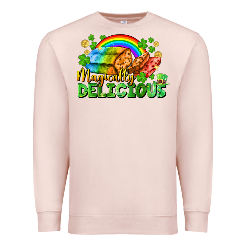 Magically Delicious St. Patricks Day Premium Sweatshirt by FaDigitalArtStudio | Teevron