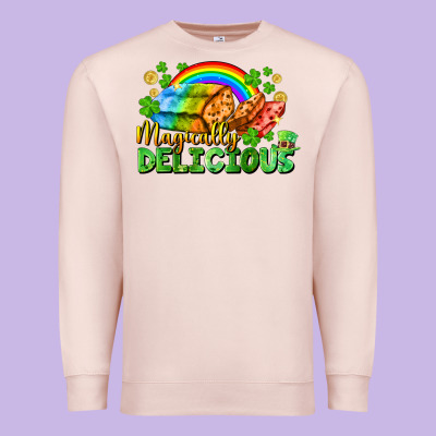 Magically Delicious St. Patricks Day Premium Sweatshirt Designed By Fadigitalartstudio