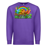Purple magically delicious St. Patricks Day Premium Sweatshirt - FaDigitalArtStudio