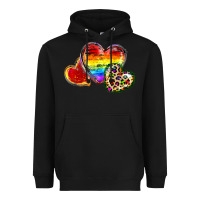 Black Pride hearts Heavyweight Hoodie - FaDigitalArtStudio