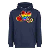 Navy Pride hearts Heavyweight Hoodie - FaDigitalArtStudio