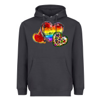 Smoke Pride hearts Heavyweight Hoodie - FaDigitalArtStudio