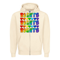 Sandshell Rights rights rights pride Zipper Hoodie - CowGirlArtShop