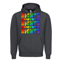 Smoke Rights rights rights pride Zipper Hoodie - CowGirlArtShop
