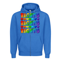 True Royal Rights rights rights pride Zipper Hoodie - CowGirlArtShop