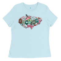 Baby Blue Oncology Nurse western Ladies Tee - NancyCooperArtShop