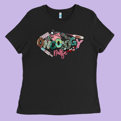 Oncology Nurse Western Ladies Tee Designed By Nancycooperartshop