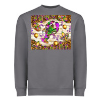 Storm Mardi Gras with crab Heavyweight Sweatshirt - NancyCooperArtShop
