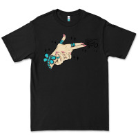 Black western turquoise gun hand Premium Tee - MaliasSmallBusiness