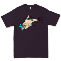 Plum western turquoise gun hand Premium Tee - MaliasSmallBusiness